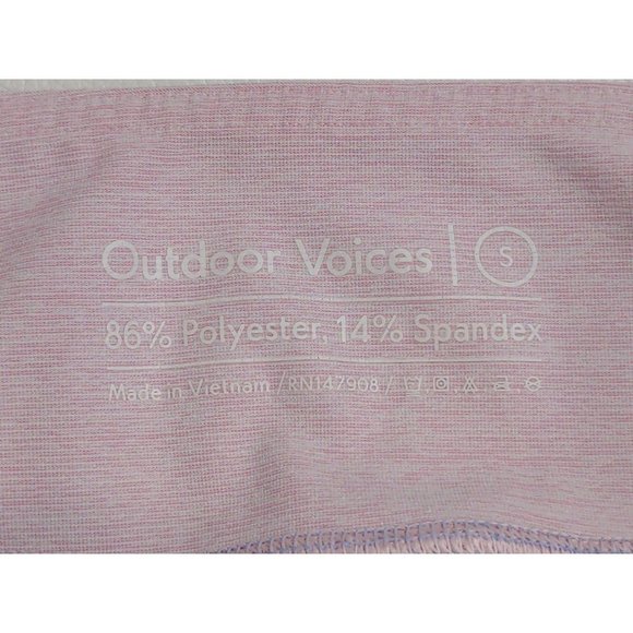 Outdoor Voices 7/8 Leggings Womens S Color Block Blue Purple Pink Athletic - Picture 7 of 9
